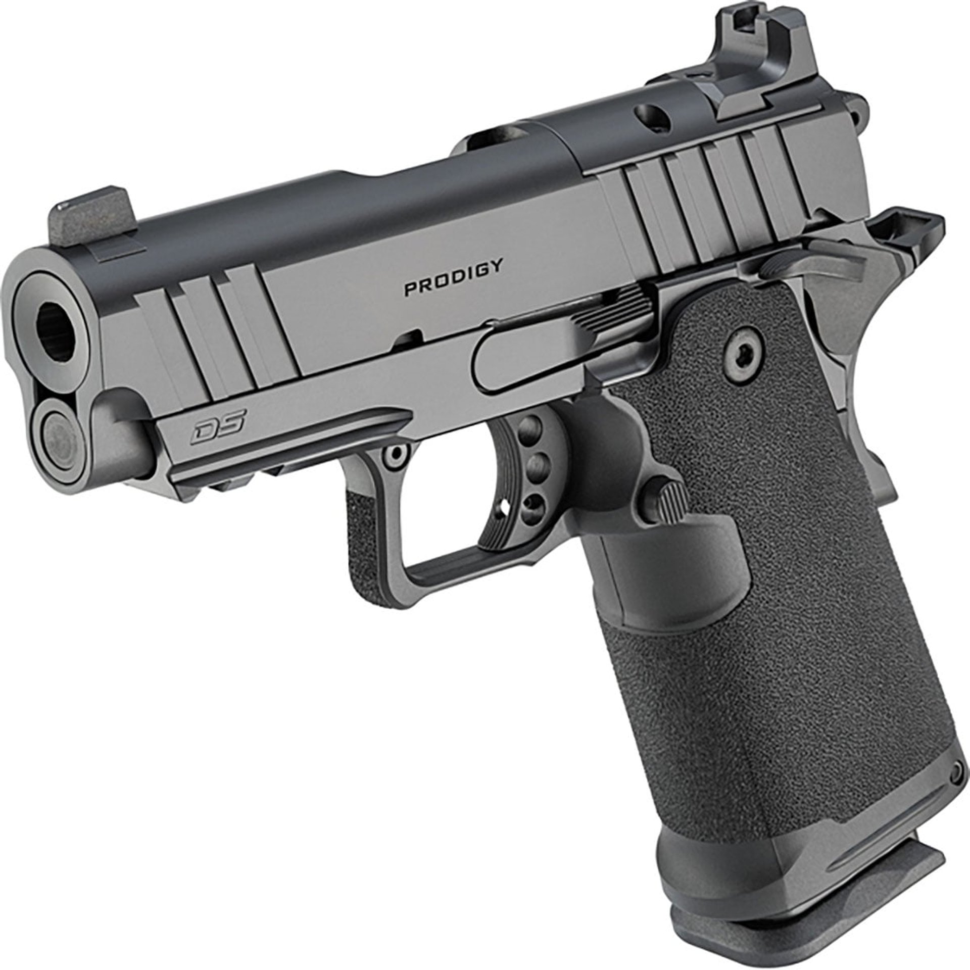 1911 DS Prodigy AOS 9mm Luger 3.5"BBL (2)18RD Mags Black