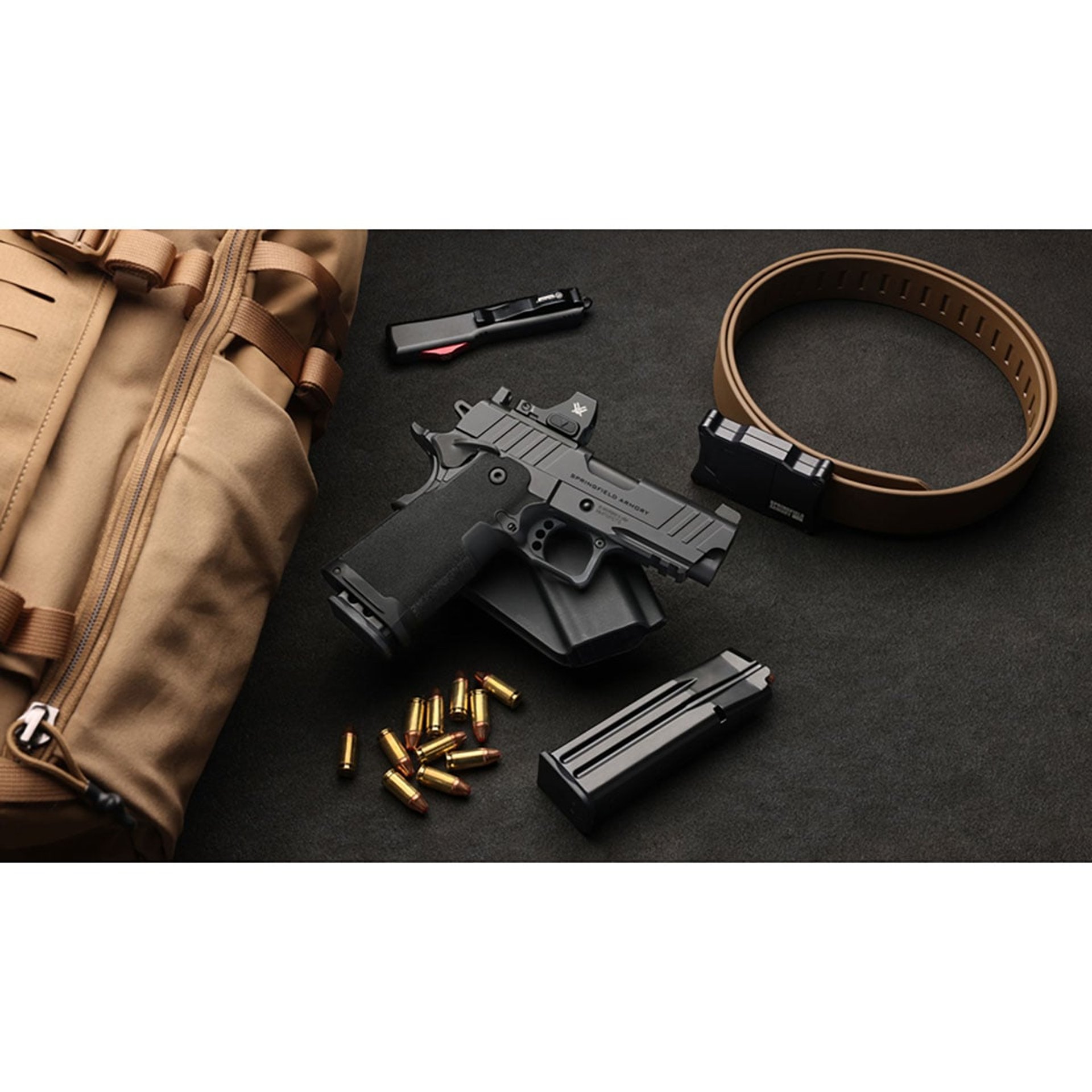 1911 DS Prodigy AOS 9mm Luger 3.5"BBL (2)18RD Mags Black