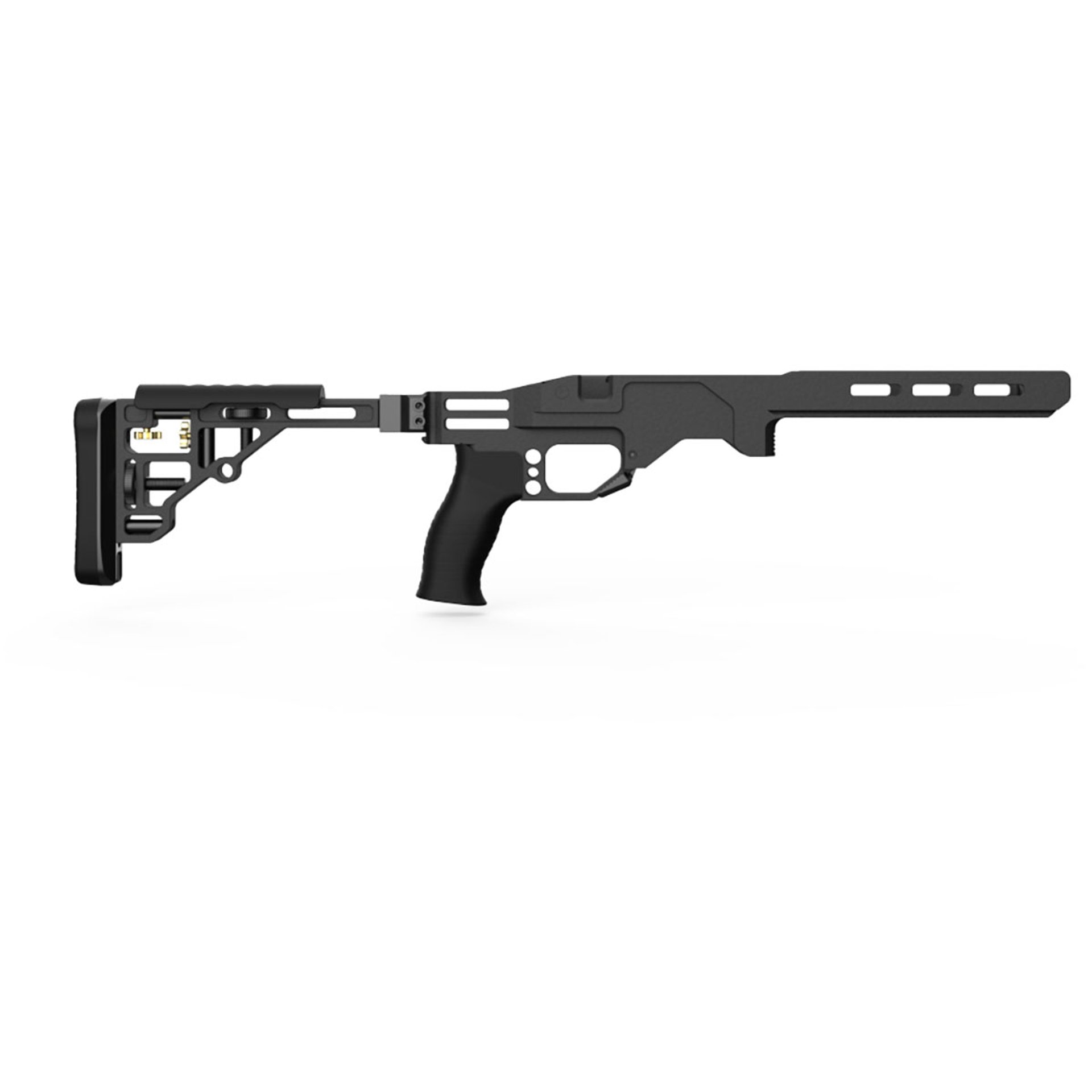 UD3 Fixed Picatinny Chassis Combo RH for Rem 700 SA Black