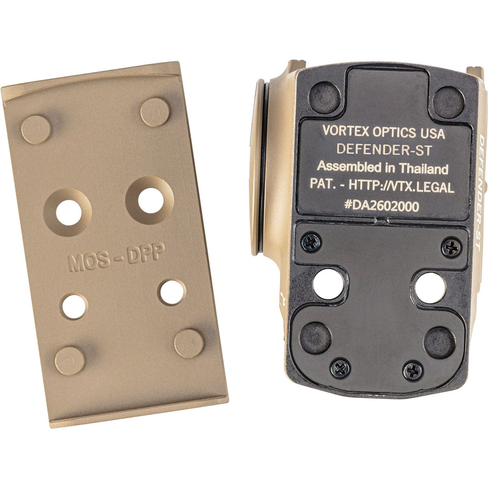 Def-ST Encl Solar Micro Red Dot 3MOA Dot/32MOA Circle Tan