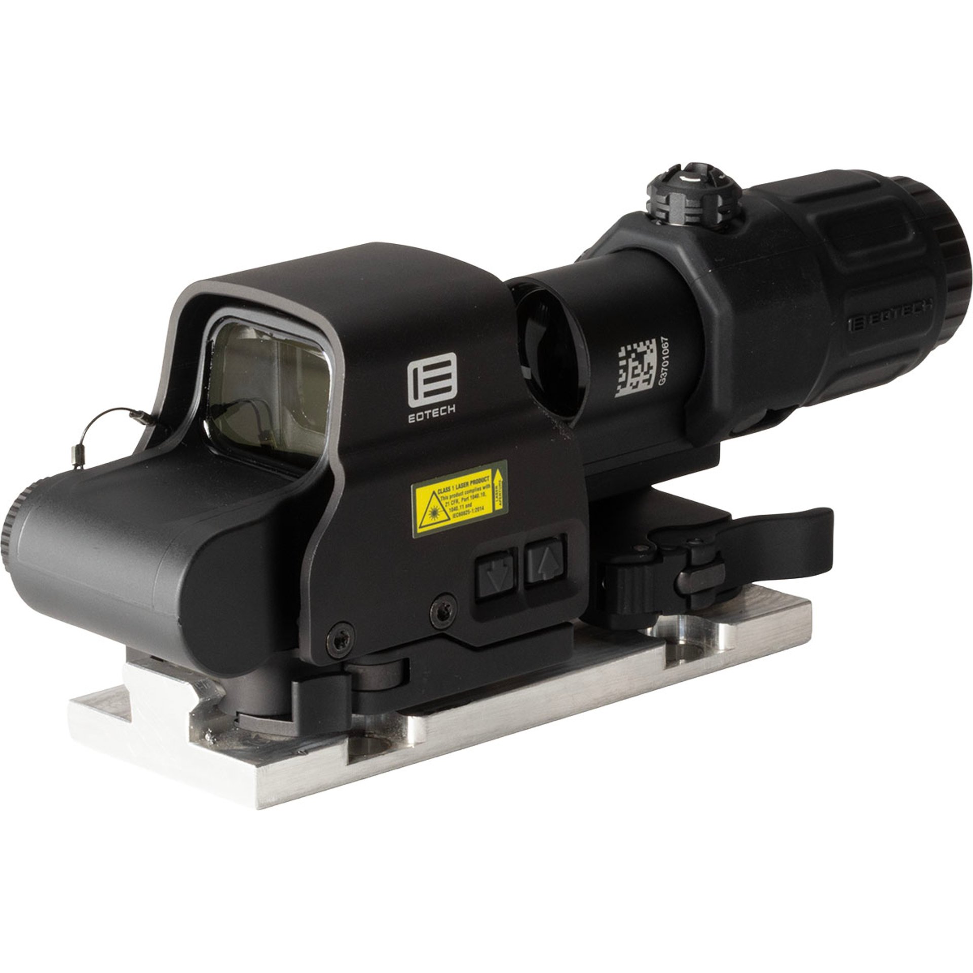 HWS EXPS2-0 68MOA Ring Red Dot w/G33 3x Magnifier & Mnt BLK