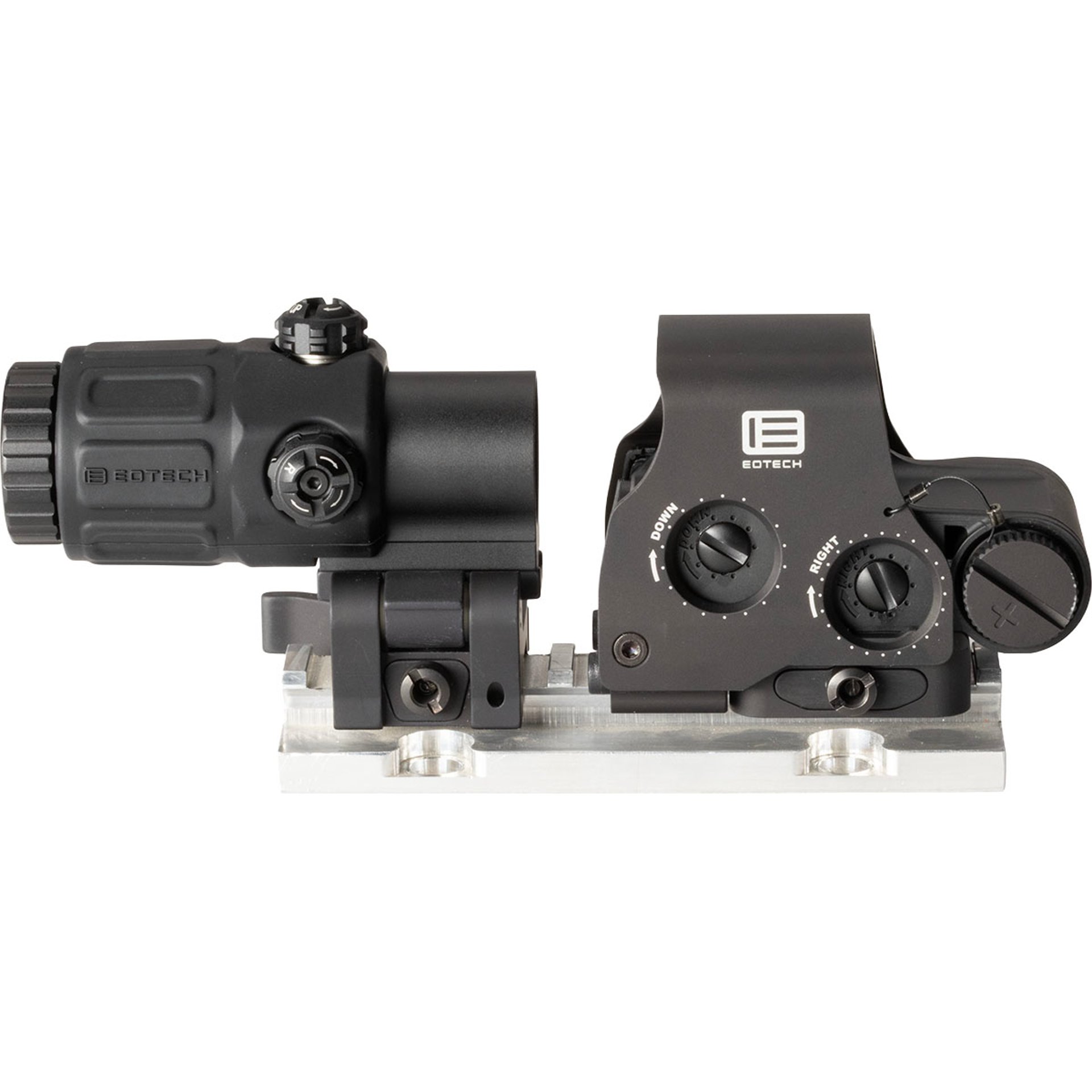 HWS EXPS2-0 68MOA Ring Red Dot w/G33 3x Magnifier & Mnt BLK