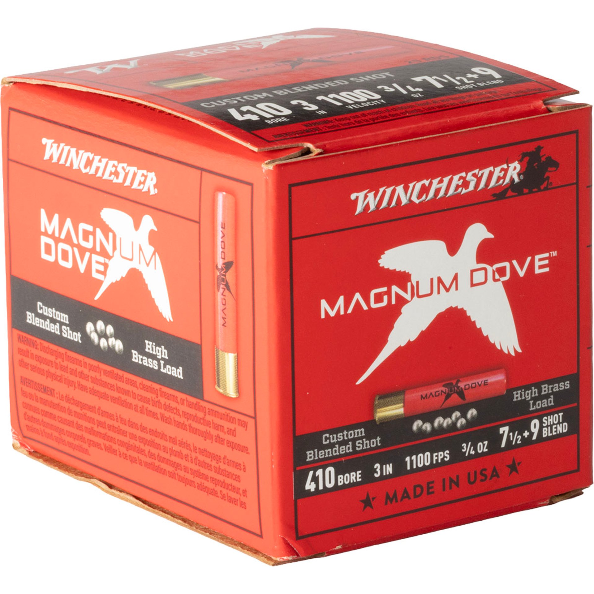 Magnum Dove 410 Bore 3" 3/4oz #7.5 & #9 Shot 25/Box