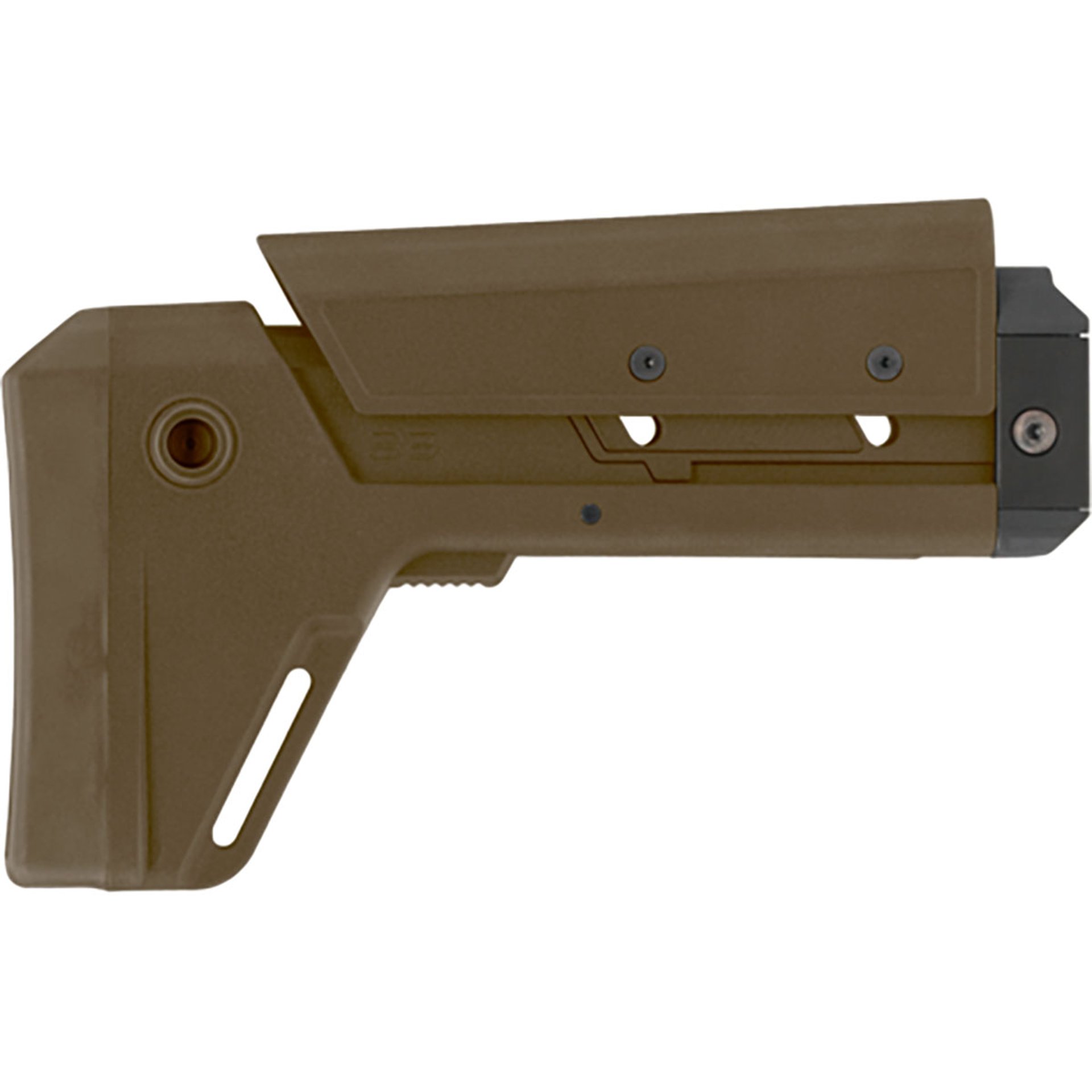 Modular Platform Collapsible Stock Picatin for AR15 Coy Brwn