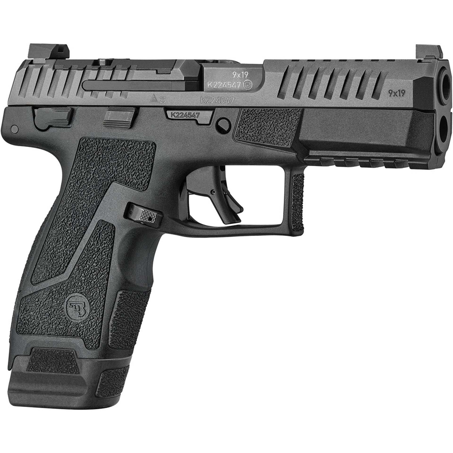 Duty 4.0C 9mm Luger OR 4"BBL Manual Safety (2)17RD Mag Black