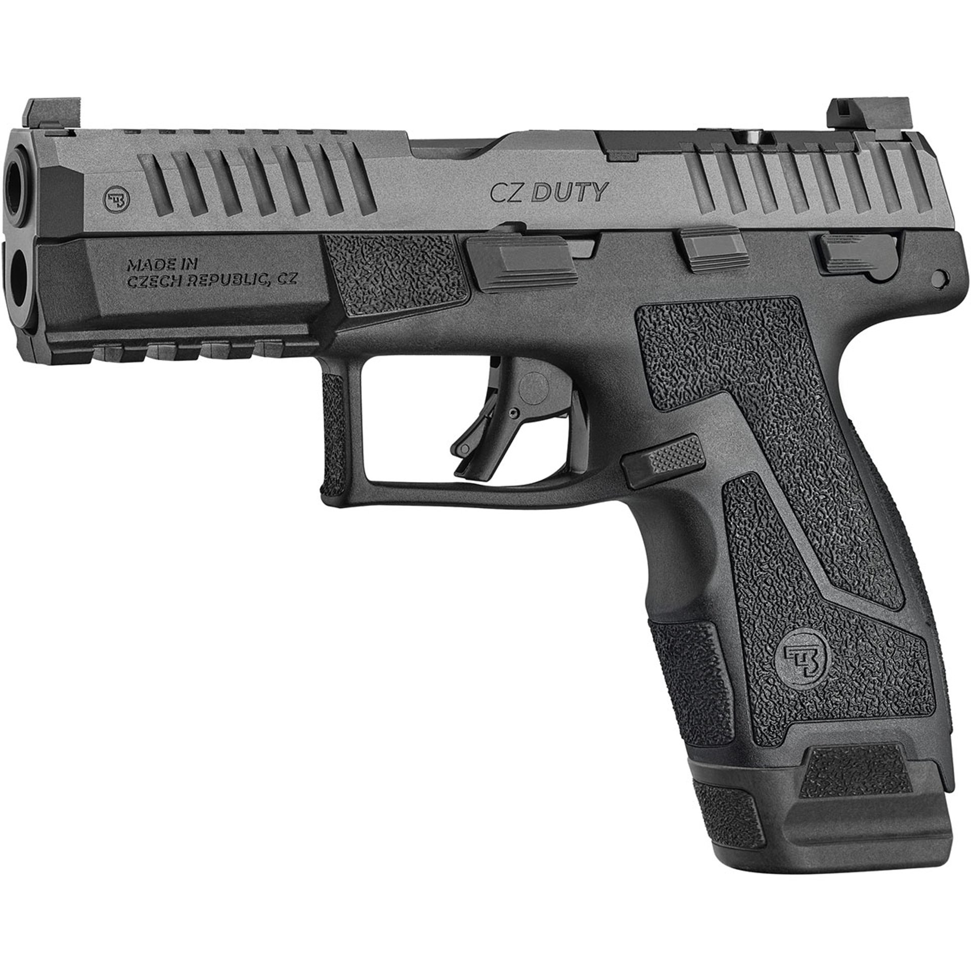 Duty 4.0C 9mm Luger OR 4"BBL Manual Safety (2)17RD Mag Black