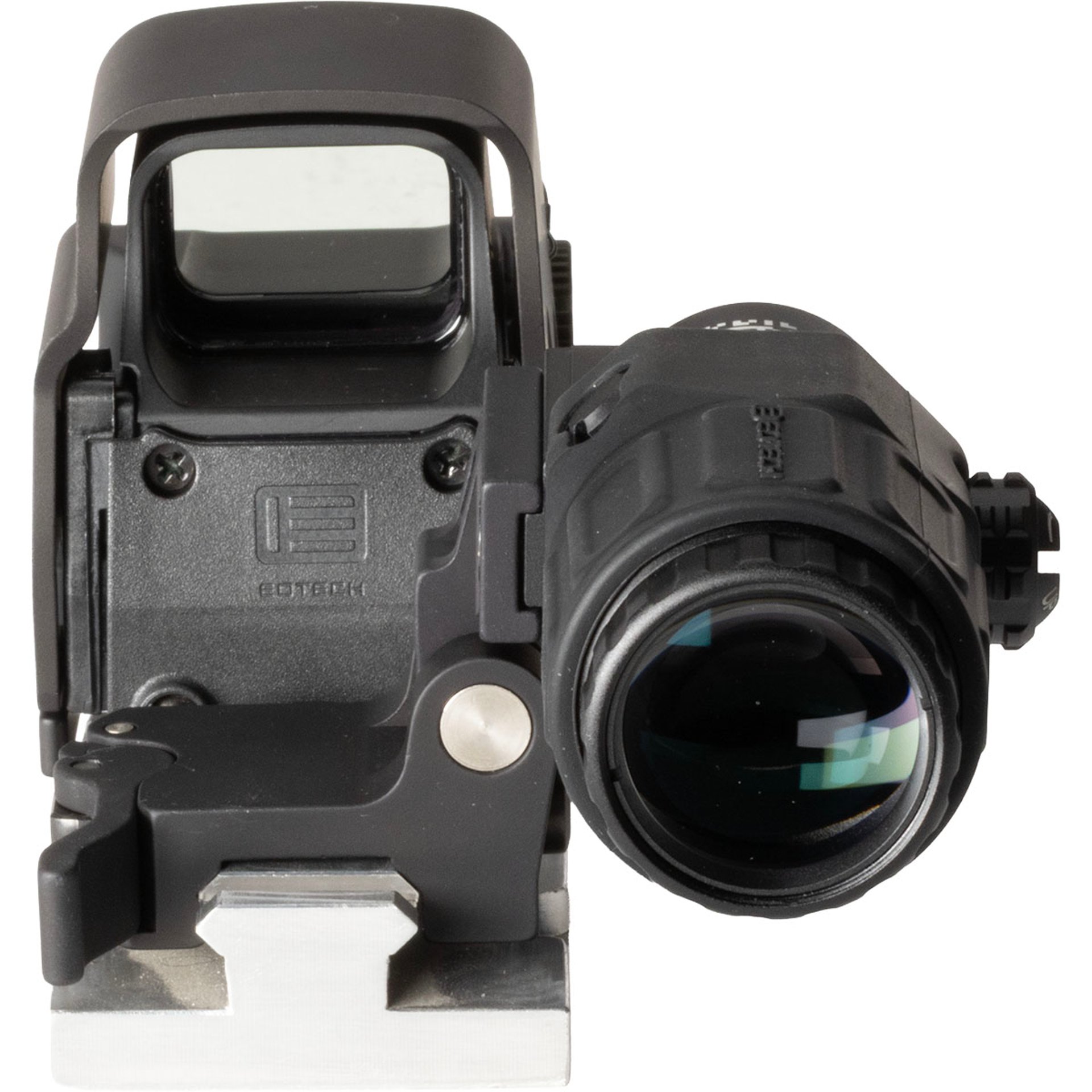 HWS EXPS2-0 68MOA Ring Red Dot w/G33 3x Magnifier & Mnt BLK