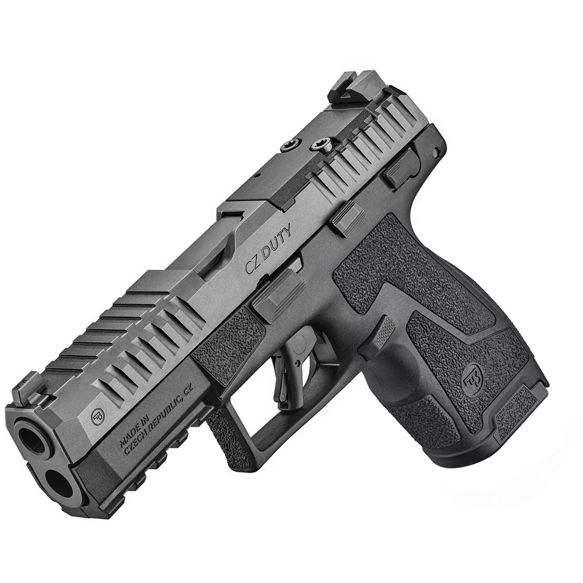 Duty 4.0C 9mm Luger OR 4"BBL Manual Safety (2)10RD Mag Black