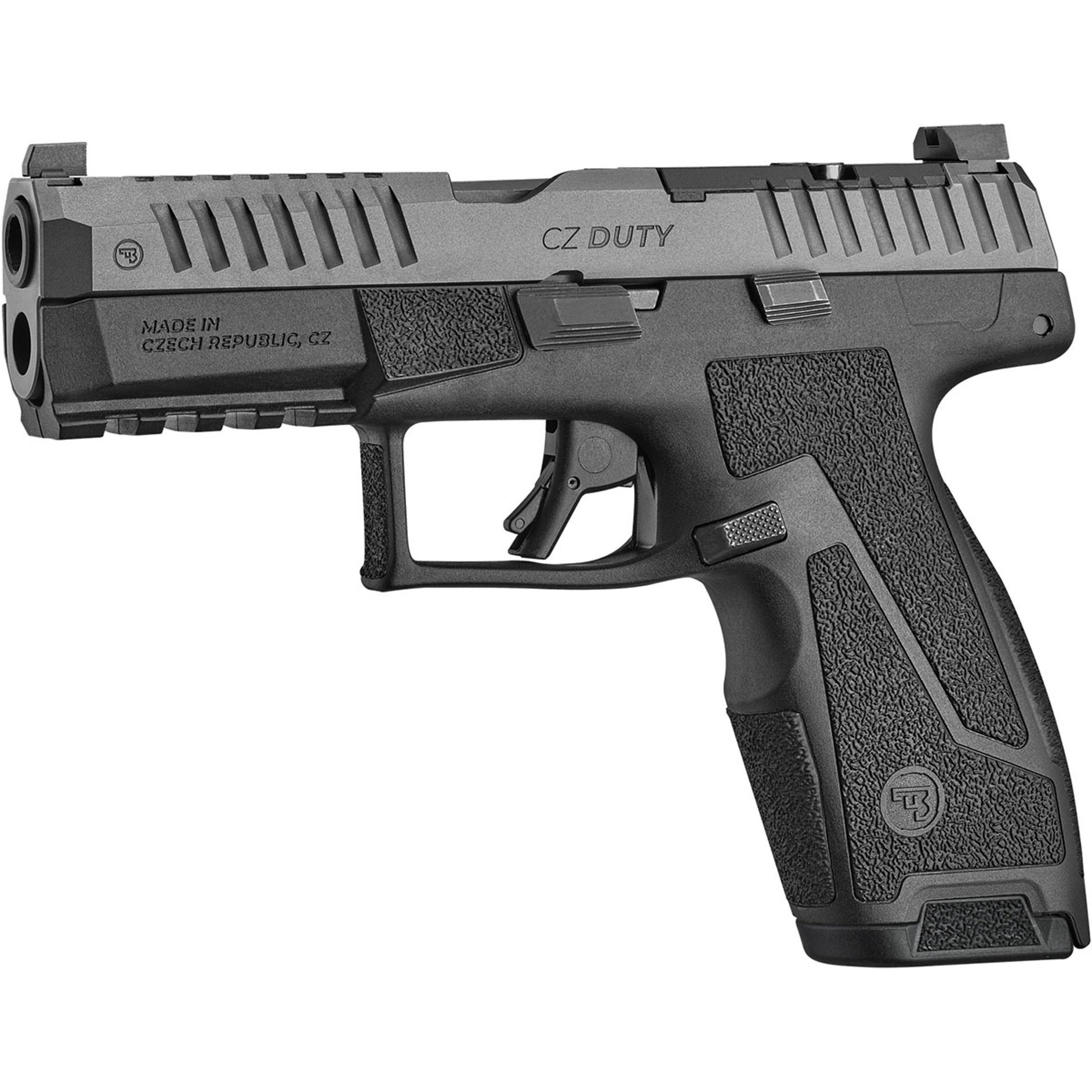 Duty 4.0F 9mm Luger OR 4"BBL No Safety (2)19RD Mags Black