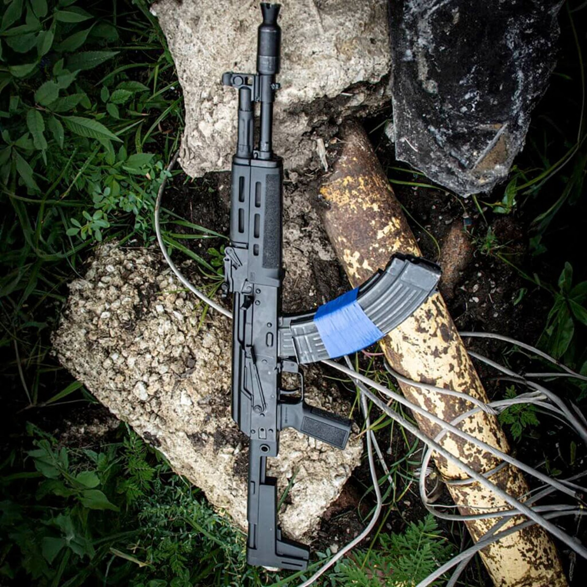 AK Stock 5.5mm Collapsible for AK-47 Black
