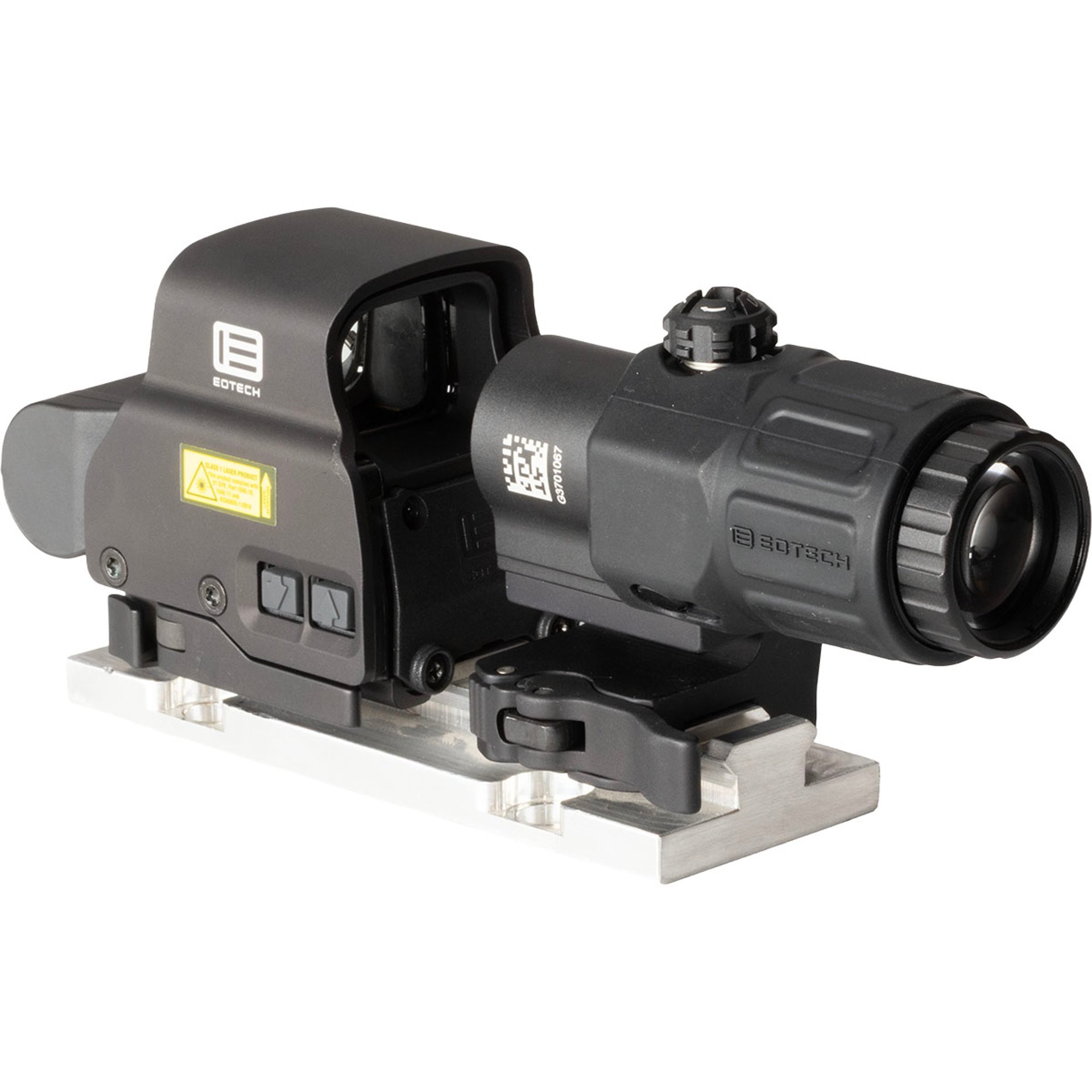 HWS EXPS2-0 68MOA Ring Red Dot w/G33 3x Magnifier & Mnt BLK