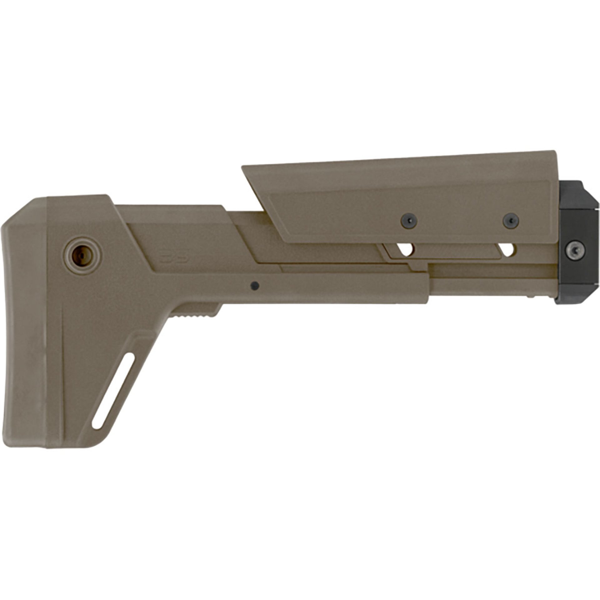 Modular Platform Collapsible Stock Picatinny for AR-15 FDE