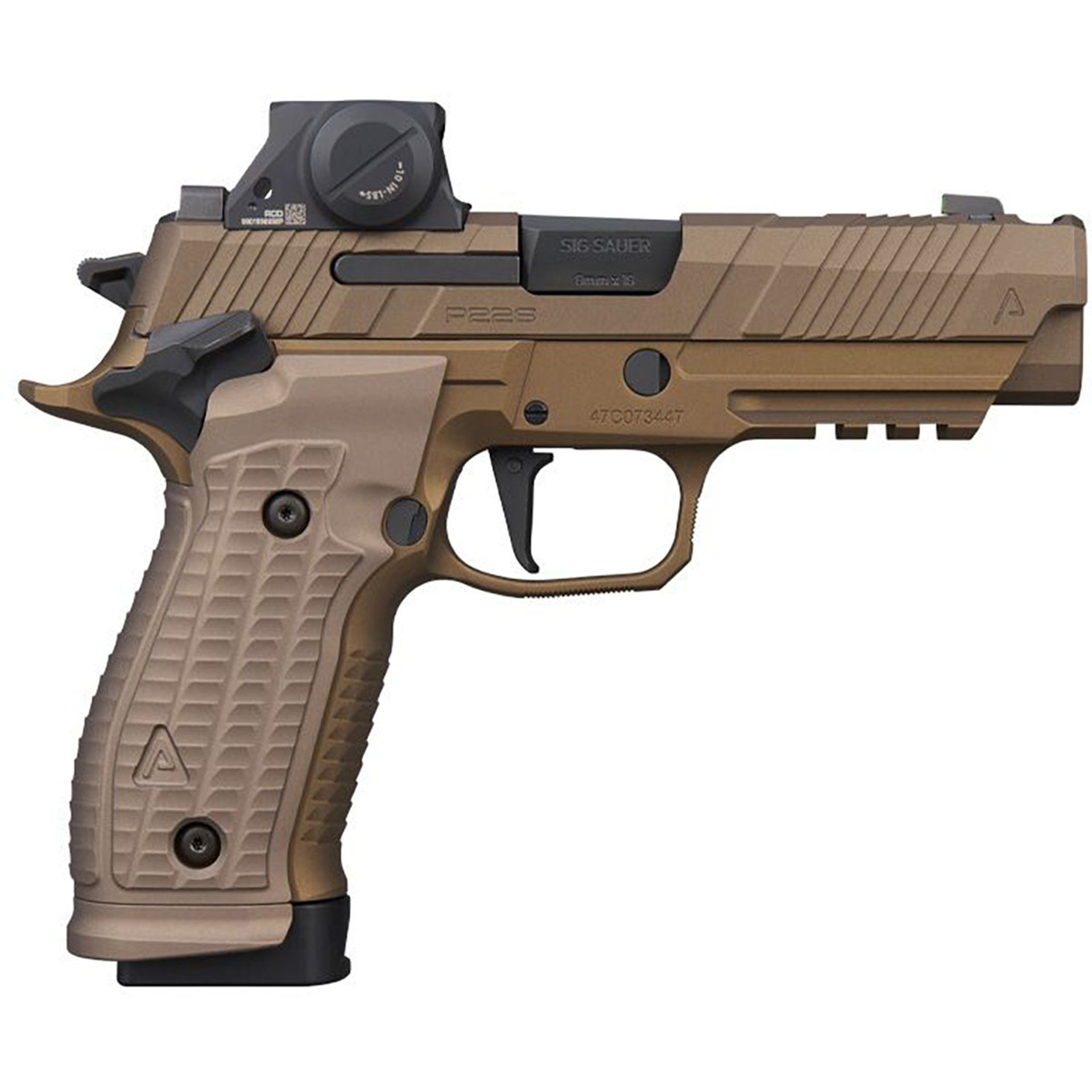 P226X AGENCY 9mm 3.8"BBL (3)20RD w/RomeoX Sig-Loc Pro Bronze