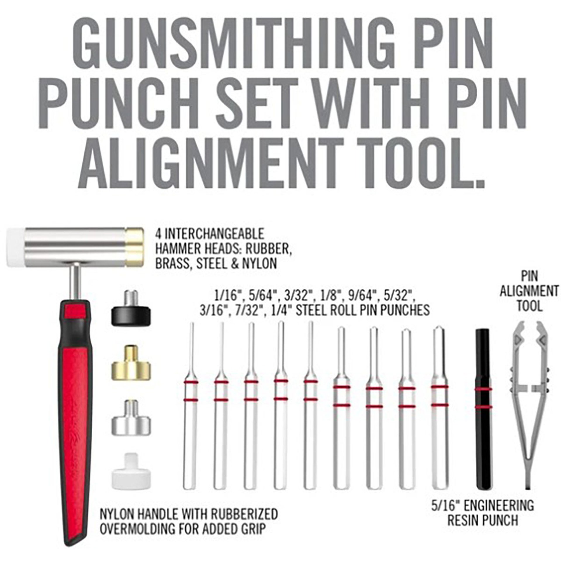 Accu-Punch Hammer & Roll Pin Punch Set