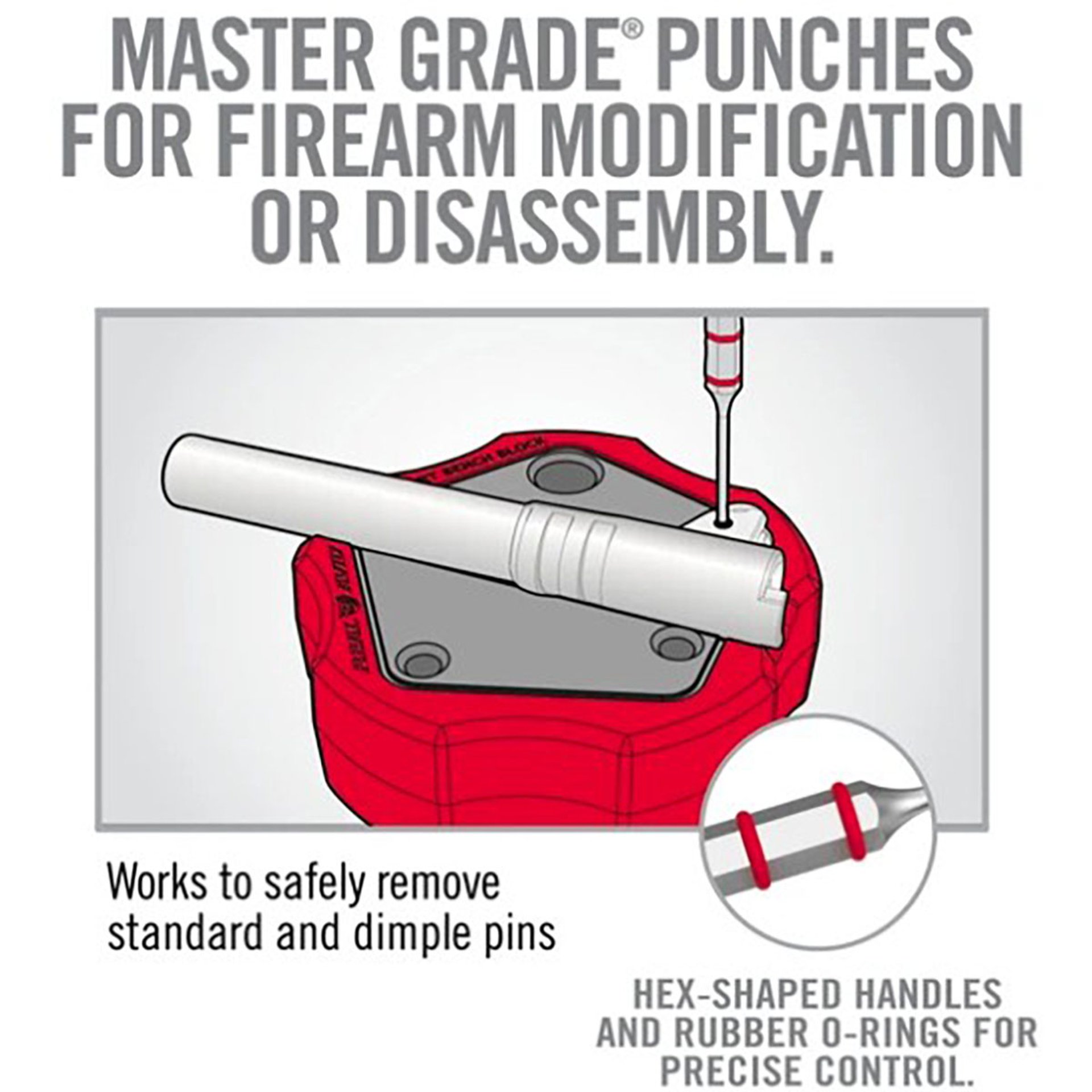Accu-Punch Standard Pin Punch 11-Piece Set