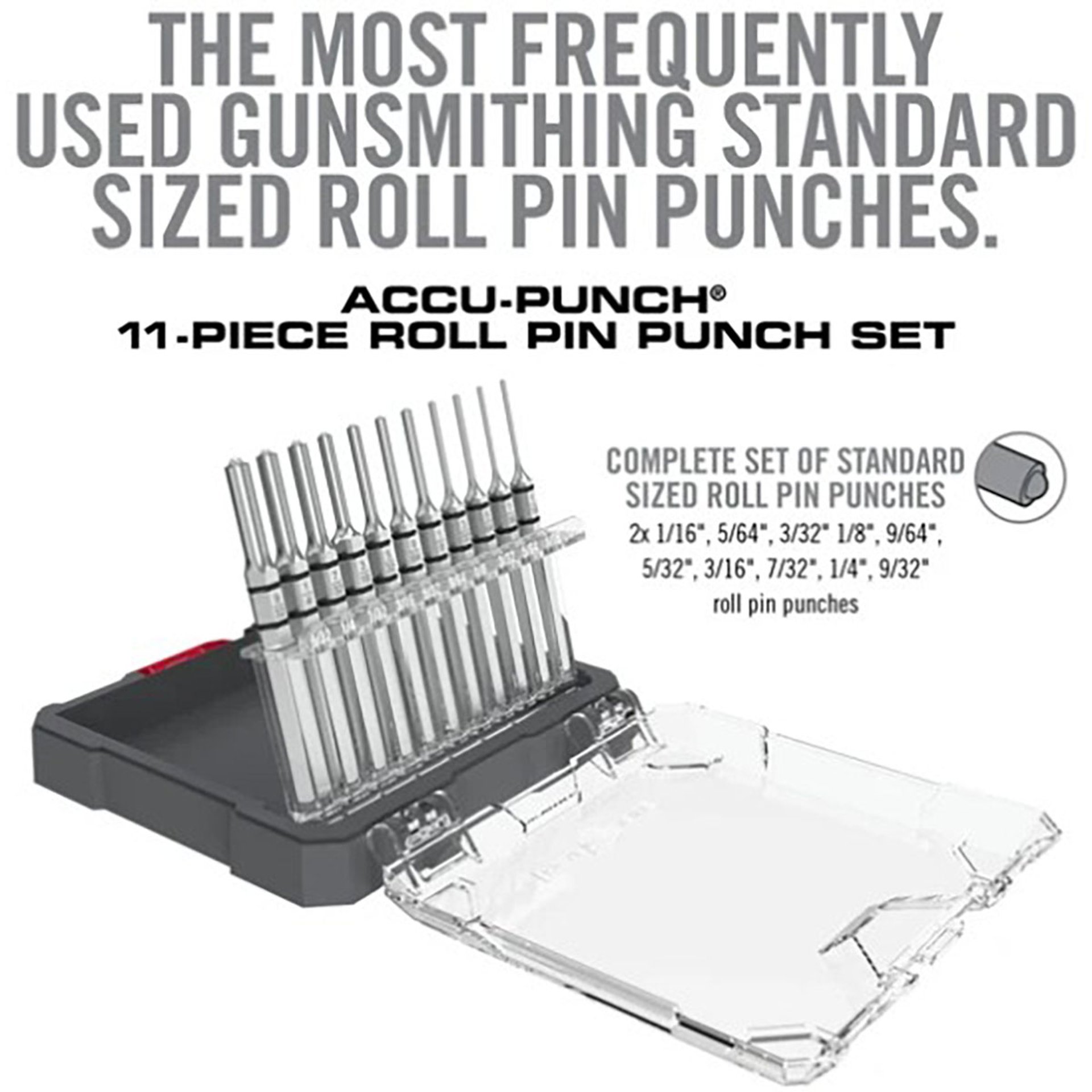Accu-Punch Roll Pin Punch 11-Piece Set
