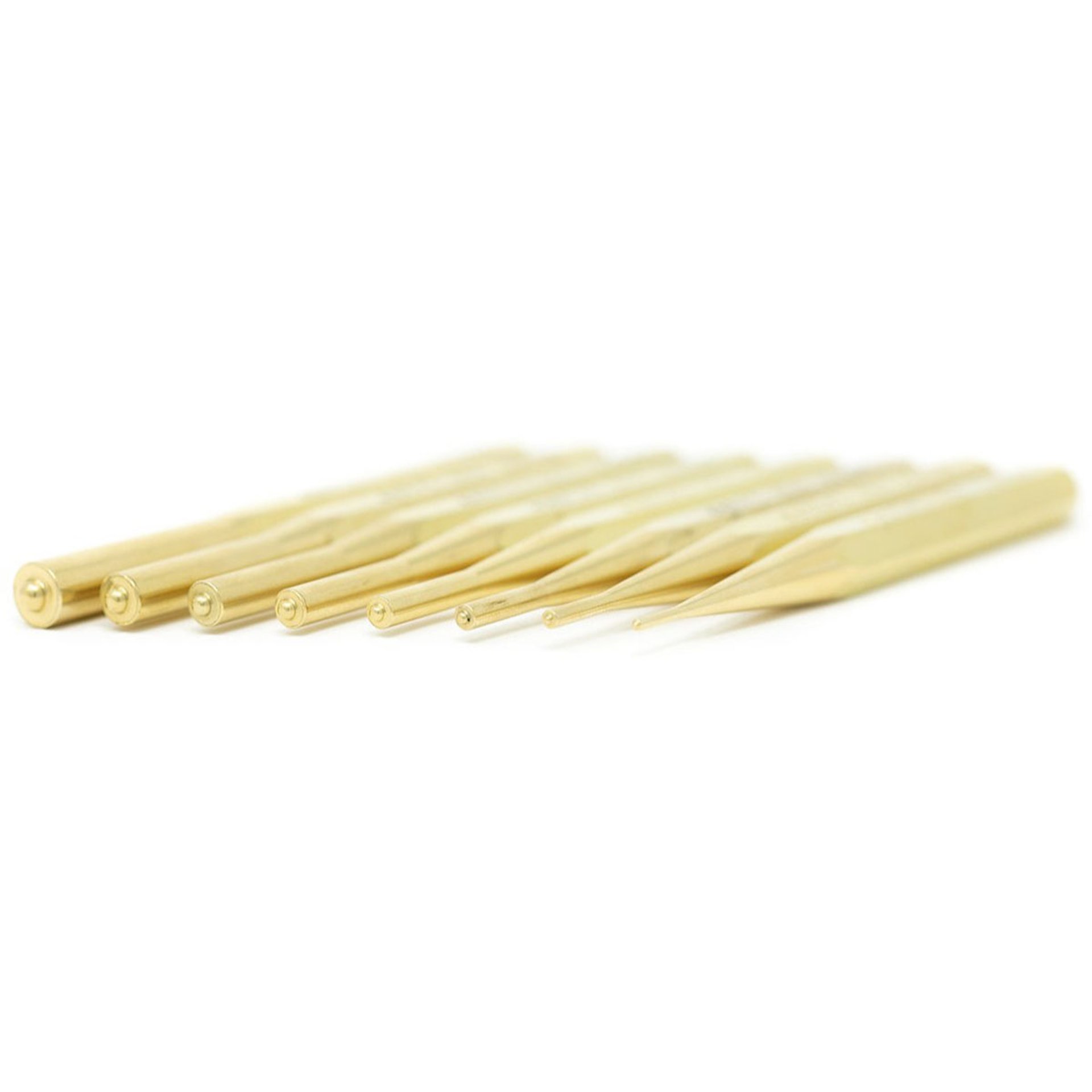 Brass Roll Pin Punch Set, 8 pc