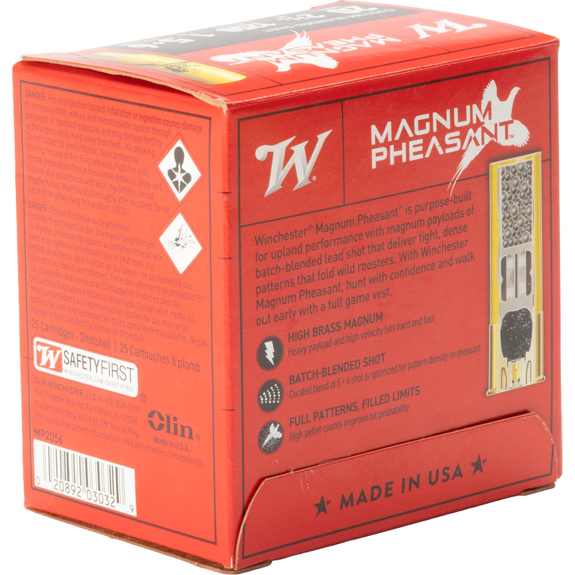 Magnum Pheasant 20GA 2-3/4" 1oz #5 & #6 Shot 25/Box