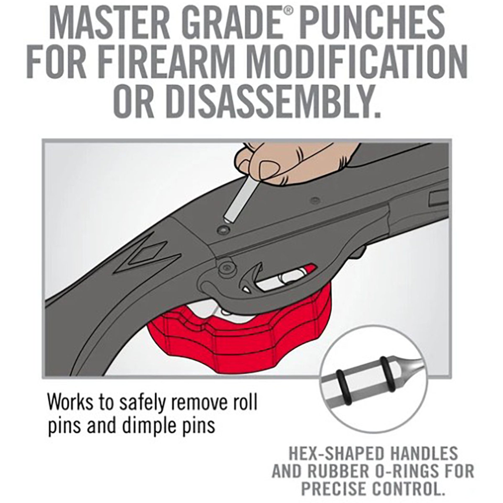 Accu-Punch Roll Pin Punch 11-Piece Set