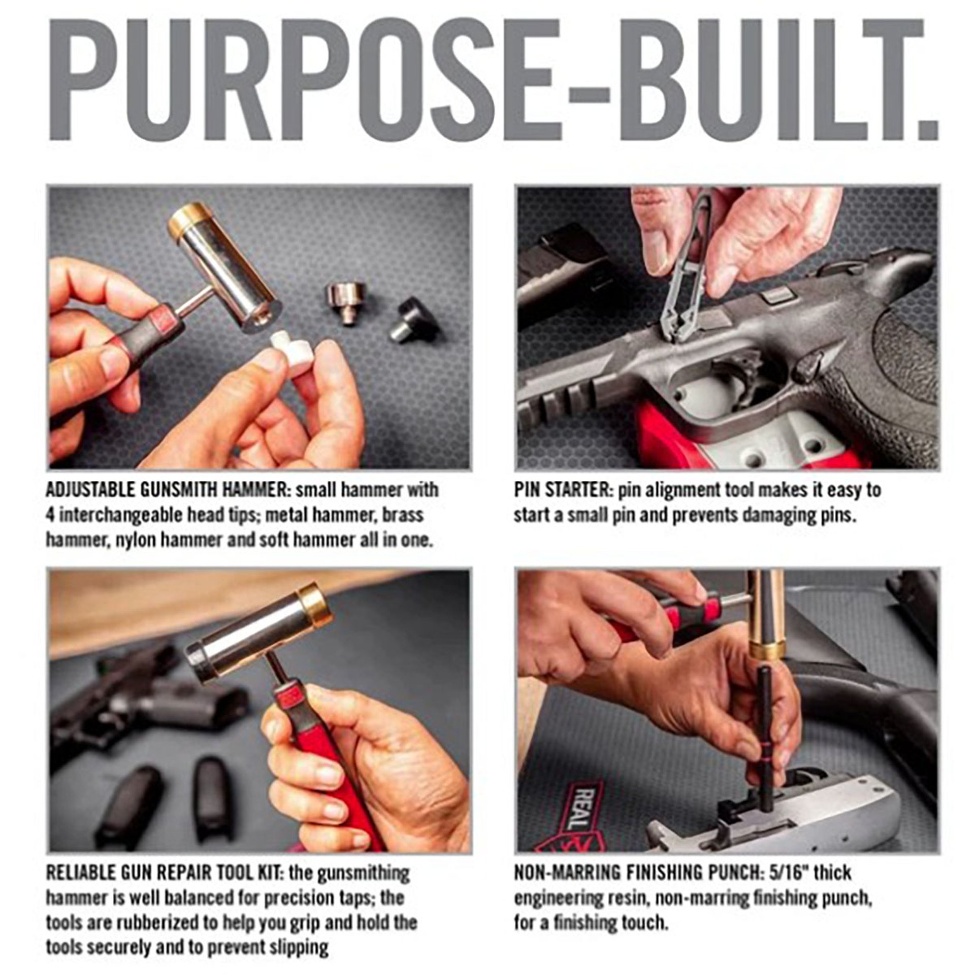 Accu-Punch Hammer & Roll Pin Punch Set