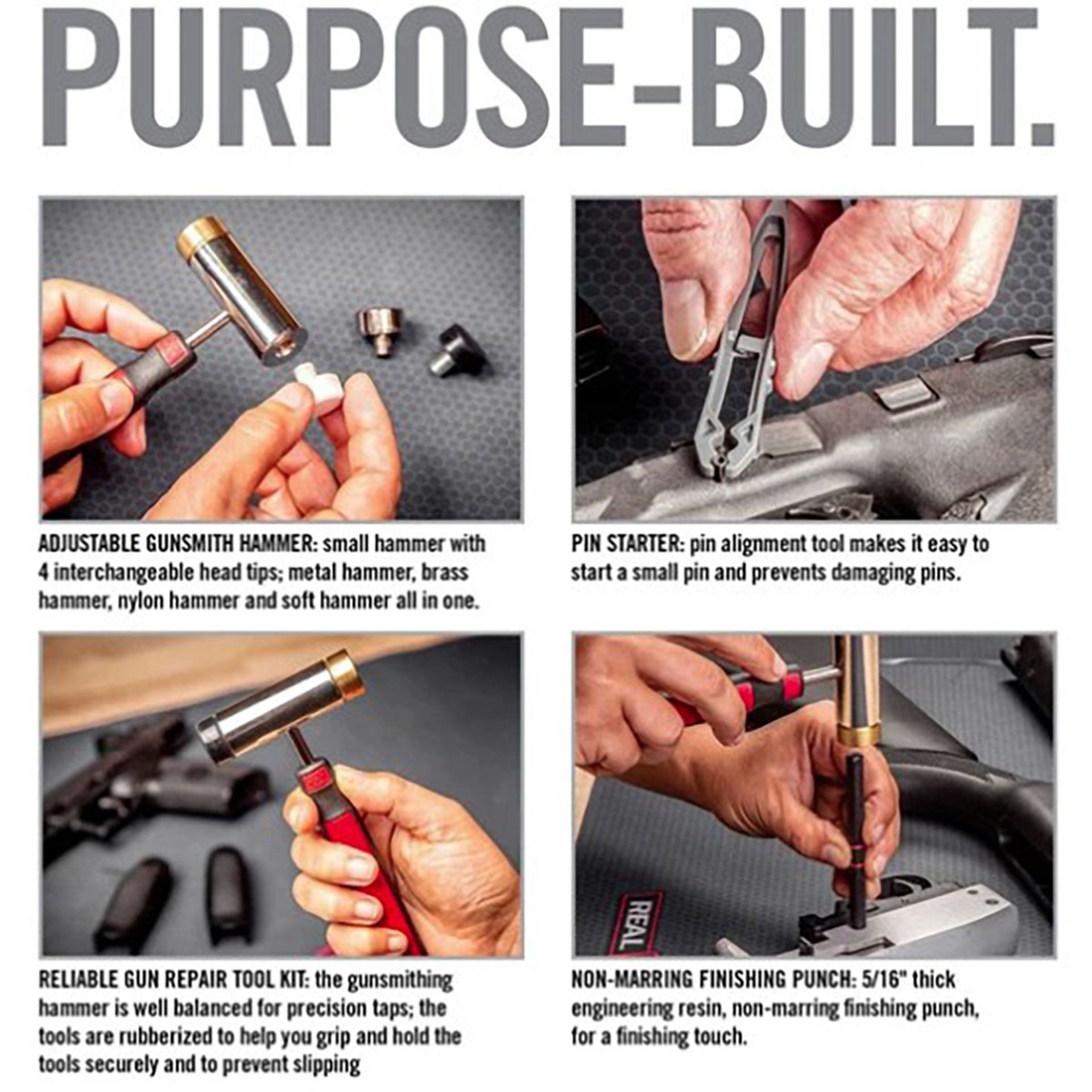 Accu-Punch Hammer & Roll Pin Punch Set