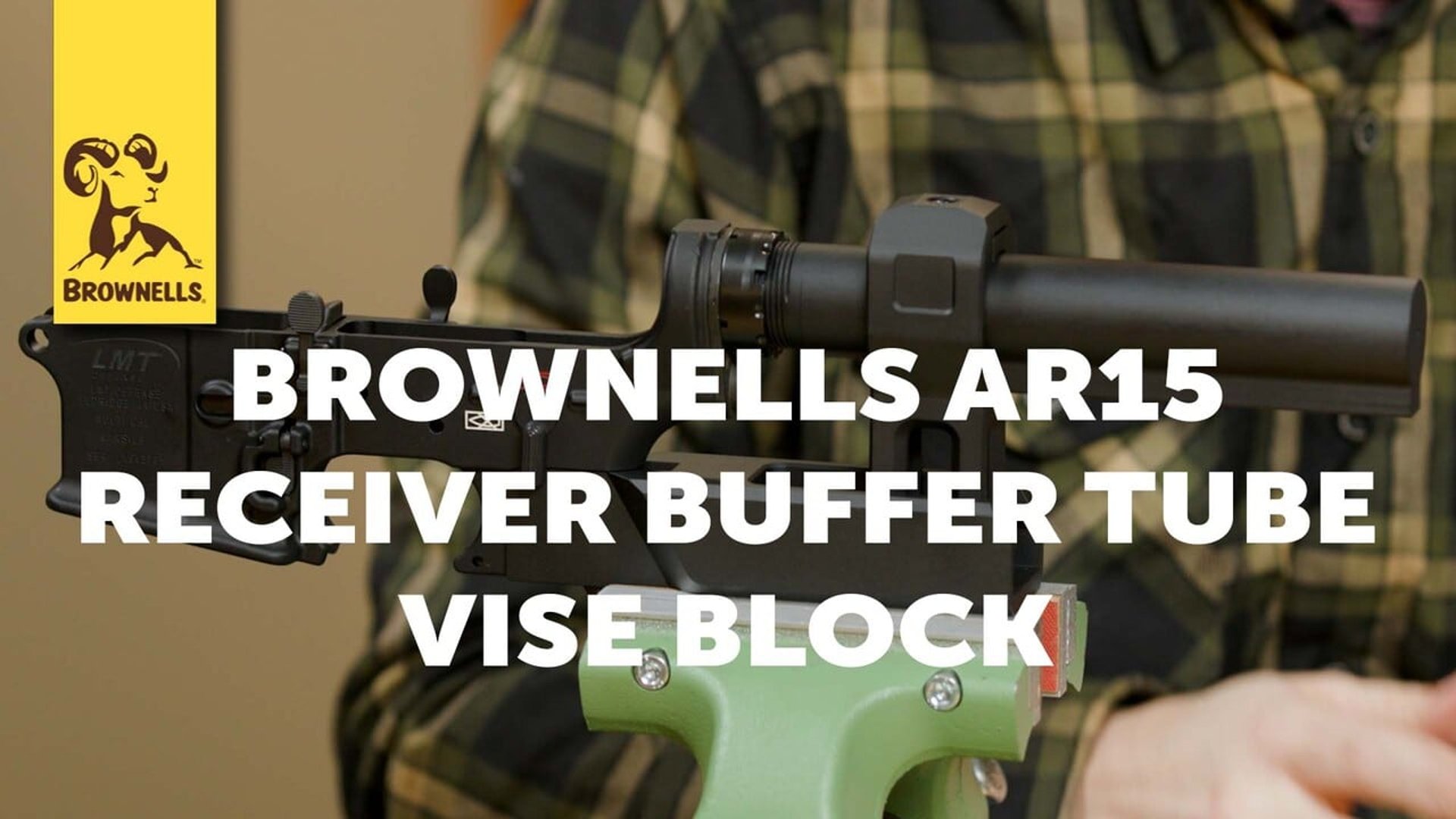 Product Spotlight Brownells AR15 Receiver Buffer Tube Vise Block