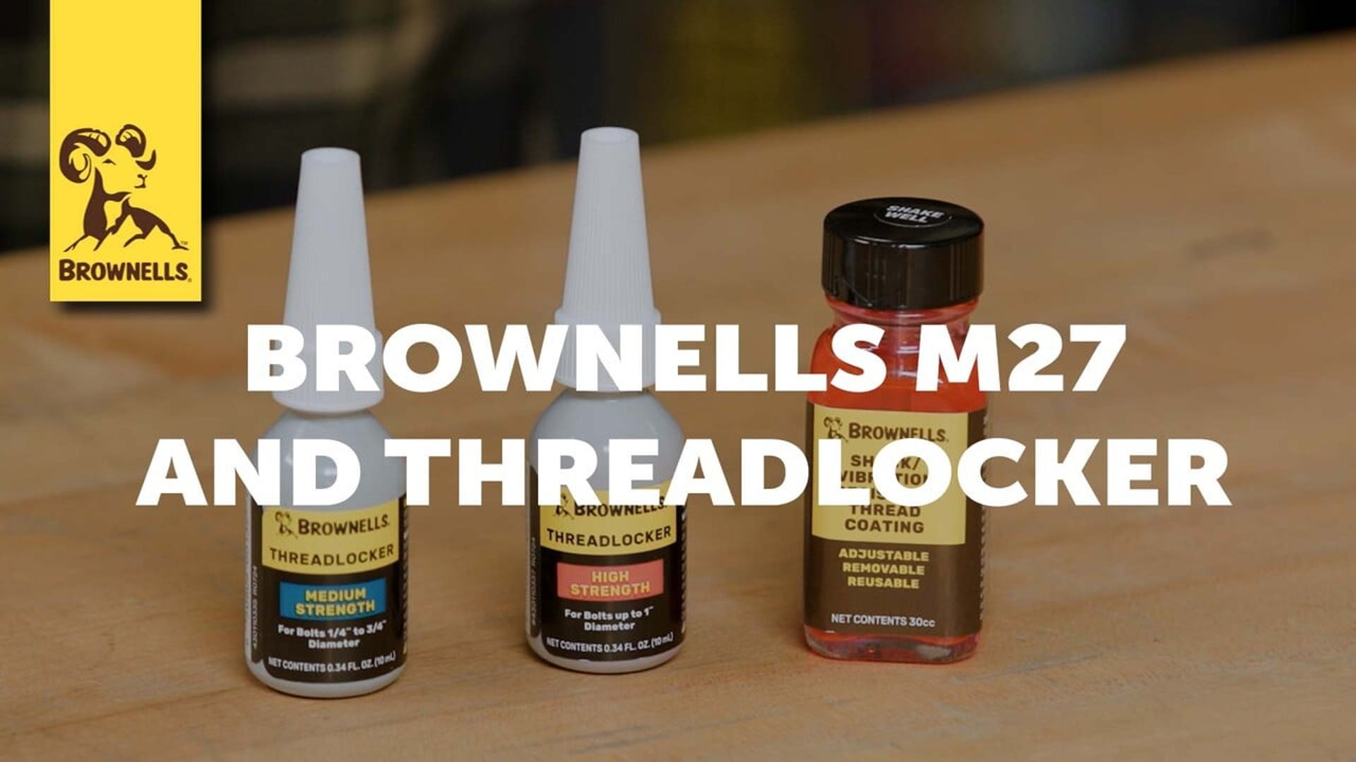 Brownells M27 and Threadlocker