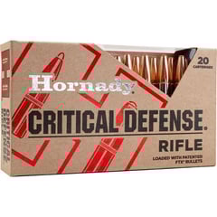 HORNADY - CRITICAL DEFENSE® 223 REMINGTON FTX® POLYMER TIPPED RIFLE AMMO