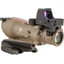 ACOG BAC ECOS 4x32mm FXD Red Crosshair FDE W/QD Mount & RMR | UPC: 719307311817