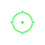 HS510C 2 MOA Green Circle Dot Reflex Optic Sight FDE