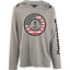 Browning Patriotic Taylor Hooded Tee Silver Fox X-Large