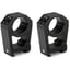 Sport Riflescope Rings 1" Extra High 1.5" Elevation BLK 2-Pc