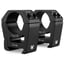 Sport Riflescope Rings 1" High 1.1" Elevation Black 2-Pc