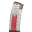 EXD Trnsluscnt 15RD Pinned Mag w/30RD Body for AR-15 Clear