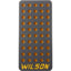 .440" 50-Round Reloading Tray Black & Yellow