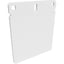 AR500 3/8" Square 8" White