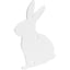AR500 3/8" Silhouette / 1-Hole / Rabbit