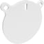 AR500 3/8" Round 10" White