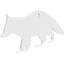 AR500 3/8" Silhouette / 1-Hole / Racoon