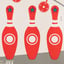 EZ Aim 23"x35" Shooting Gallery Corrugated Target & Backer