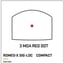 Romeo-X Sig-Loc Pro Compact Enclosed 3 MOA Red Dot Black