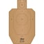 EZ AIM® 18"X30" IPSC IDPA SILHOUETTE CORRUGATED TARGET & BACKER