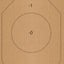 EZ Aim 18"x30" IPSC IDPA Silhouette Corrug Trgt/Backer 1/Pk