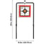 EZ Aim Hardrock AR500 7" Square Spinner Target w/Stand