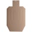 EZ Aim 18"x30" IPSC CB-T Silhouette Target & Backer 1/Pack