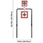 EZ Aim Hardrock AR500 CF Square Spinner Target Med w/Stand