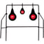 EZ Aim .22 Cal Rimfire Triple Spinner Target Black
