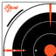 EZ Aim Bullseye 8"x8" Paper Shooting Targets 26/Pack