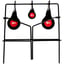 EZ Aim .22 Cal Rimfire Triple Spinner Target Black