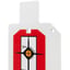 EZ Aim Hardrock AR500 IPSC Silhouette Shooting Target
